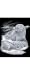 Silver Foil Engraving Art Seal & Pup