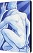Blue Man Study Canvas Print / Canvas Art - Artist Amy S Turner