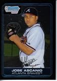 2006 Bowman Chrome Prospects BC208 Jose Ascanio Braves (RC - Rookie - Baseball Cards)