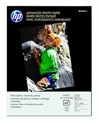 HP Advanced Photo Paper, Glossy (60 Sheets, 5 x 7 Inch)