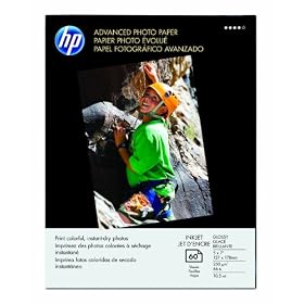 HP Advanced Photo Paper, glossy (60 sheets, 5 x 7-inch)