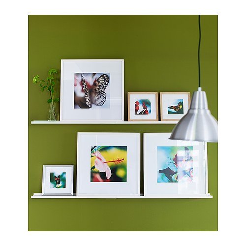 Modern Picture or Frame Floating Ledge 21 3/4 ", White 2 Pack