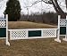 2 Panel Outside Lattice Gate Wood Horse Jumps 12ft