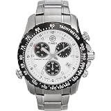 Timex Mens Expedition Premium Collection Chronograph Silver-Tone Bracelet Watch #T42331 by Timex