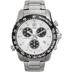 Timex Men's Expedition Premium Collection Chronograph Silver-Tone Stainless Steel Bracelet Watch #T42331