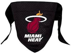 Hunter MFG Miami Heat Mesh Dog Bandana, Large