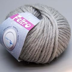 Wolle Lana Grossa Wolle zum Filzen Feltro Fb 03, 50g