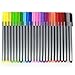 Rumcent PLIN-027 Art Colored Fineliner Sketch Drawing Pen, Drawing & Art Supplies Fine Point Pen,Ink Width 0.4mm, Pack of 24 Assorted Colors
