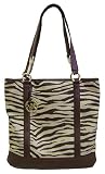 Michael Kors Large Canvas Shoulder Tote Zebra Gold Review