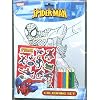 Marvel Heroes Spiderman: Colouring Set (A4 Posters with colouring pencils and stickers)
