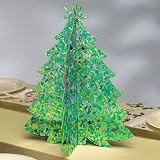 3-D Prismatic Paper Christmas Tree Centerpiece