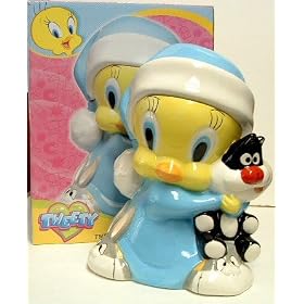 Auth. Warner Looney TunesTaz Cookie Crazy Cookie Jar Container by visiondecor Furniture