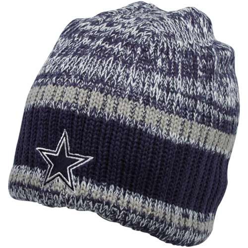 Reebok Dallas Cowboys Navy Blue Crius Knit Beanie