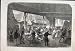 1867 TEA SHIPS EAST INDIA DOCKS MEN WORK OLD PRINT