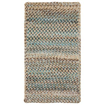 Capel Rugs Country Living Grand-le-Fleur Chenille Braided Rug - Deep Waters - PEL414