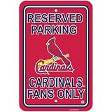 MLB St. Louis Cardinals Plastic Parking Sign