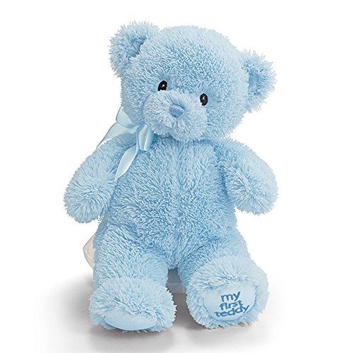Gund My1st Teddy Blue 10