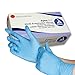 Dynarex DynaPlus Disposable Nitrile Exam Gloves, Powder-Free, Latex-Free, Strength + Value, Used by Professionals, Blue, Extra-Large, 1 Box of 180