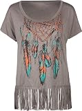 FULL TILT Fringe Womens Top