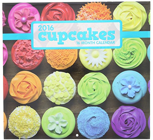 2016 Cupcakes 16 Month Wall Calendar