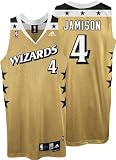 Antawn Jamison Jersey: adidas Old Gold Swingman #4 Washington Wizards Jersey