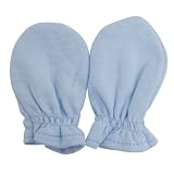 Produkt-Bild: Baby Kratzhandschuhe f&uuml;r Neugeborene (2 Paar) (Einheitsgr&ouml;&szlig;e) (blau)