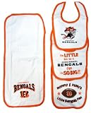 Cincinnati Bengals Infant 3 Bibs & Burp Cloth Set