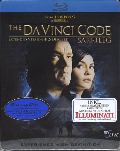 The Da Vinci Code - Sakrileg (Extended Version, 2 Disc Set) [Blu-ray][Steelbook]