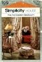 Simplicity House 109 Home Decor Sewing Pattern Far Eastern Bedroom