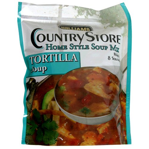 Williams Country Store Soup Mixes, Tortilla, 8-Ounce Packages (Pack of 6) by Williams