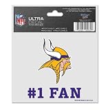MINNESOTA VIKINGS 3"X4" ULTRA DECAL WINDOW CLING