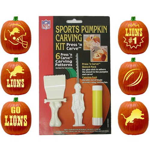 Topperscot Detroit Lions Pumpkin Carving Kit