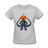 Susueky Women's Fantastic Four World's Greatest Heroes Art Short Sleeve T shirt M