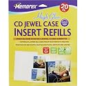 Memorex 20PK GLOSS CD JEWEL INSERTS ( 32020702 )