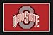 Milliken Team Spirit Ohio State Rug 3'10"x5'4"