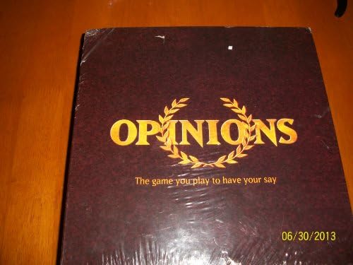 Opinions The Game You Play To Have Your Say