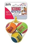 KONG Air Dog Squeakair Birthday Balls Dog Toy, Medium, Colors Vary (3 Balls)