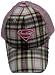 Search : Superman Supergirl Hat - Pink Plaid Ladies Adjustable Mesh Back Cap