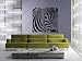Zebra Head Vinyl Wall Art Decal Sticker