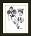 Chicago Bears Framed Gary Fencik Chicago Bears By Michael Mellett NFL Football