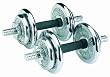 Apex Polished Chrome Adjustable Dumbbell Set