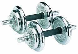 Apex Polished Chrome Adjustable Dumbbell Set