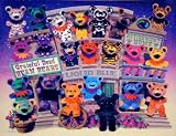 Grateful Dead ~ The Grateful Dead Bean Bear Collection ~ Poster Print ~ Approx 19 X 24 Inches