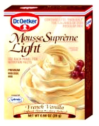 Dr. Oetker French Vanilla Mousse - Light ( 0.98 Oz ) by Dr. Oetker