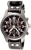 Chase-Durer Men's 608.1NN-LEA Warhawk Chronograph Brown Dial Vintage Leather Watch