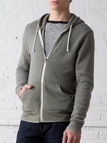 Men's Burnout Fleece Rocky Hoodie