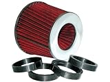 Zoom Produkt-Bild: Eufab 17230 Sport-Luftfilter universell, gro&szlig;, rot, mit 6 Adaptern