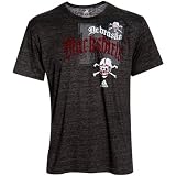 adidas Nebraska Cornhuskers Black Inksplat Blackshirts T-shirt