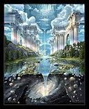 John Stephens (Genesis II) Black Wood-Mounted Art Poster Print - 16 X 20