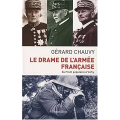 Le drame de l'arm�e fran�aise : Du Front populaire � Vichy